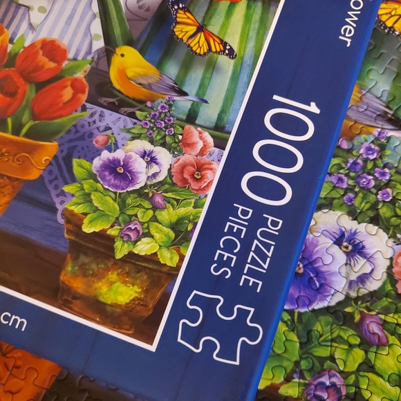 Sunnyside Flower Market, 1000 piece puzzle - Picture 2 of 8